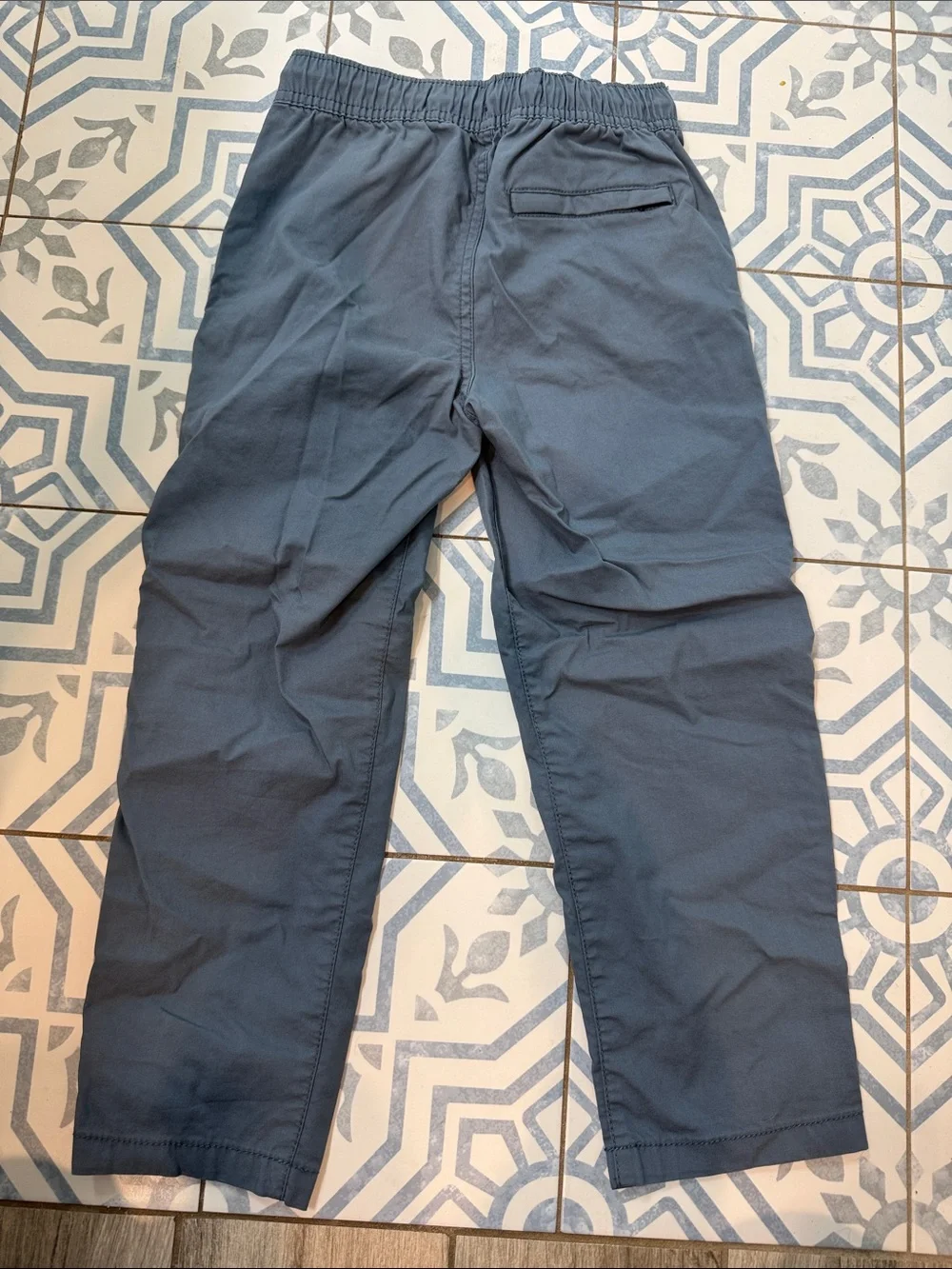 Old Navy Boys Gray Pull-On Cargo Jeans